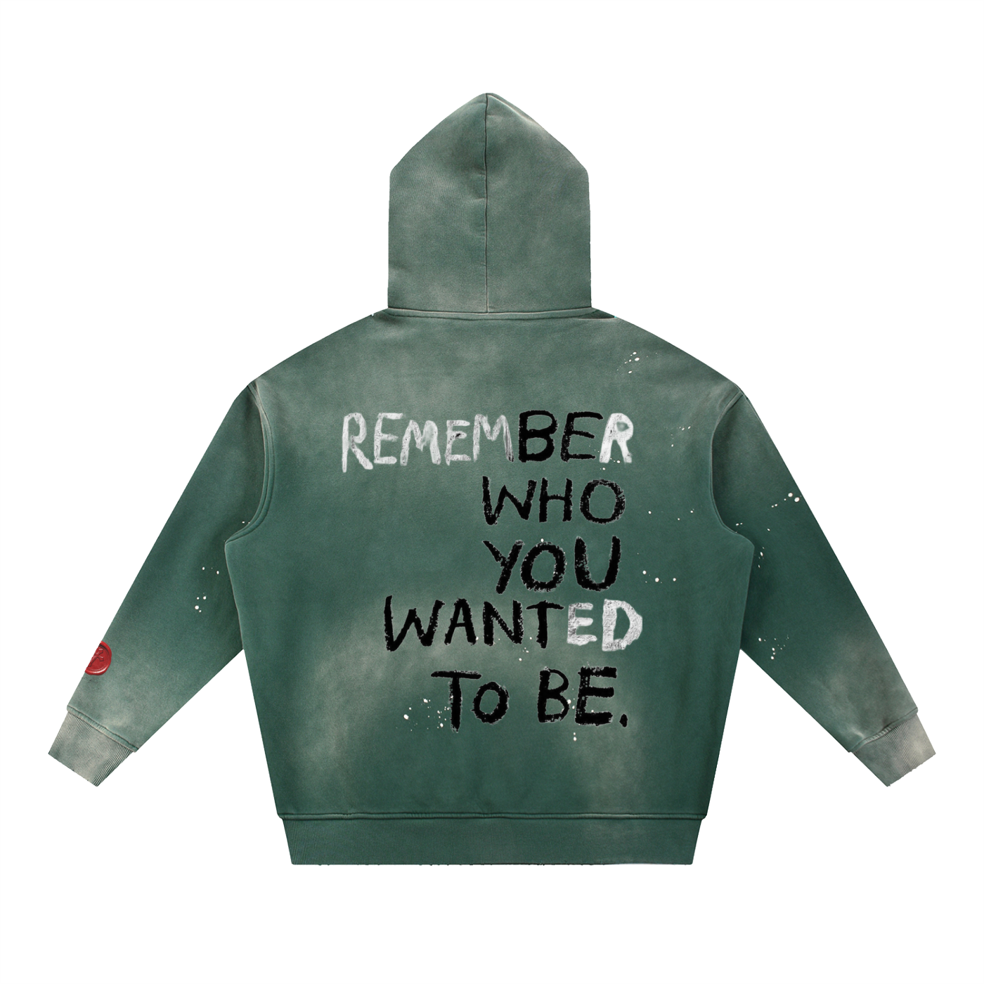 Vintage Washed Frayed Clear Vision With God's Provision Hoodie