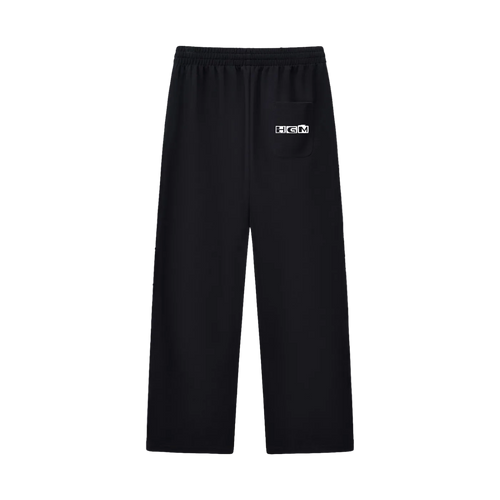 Curved Stripe Straight Sweatpants