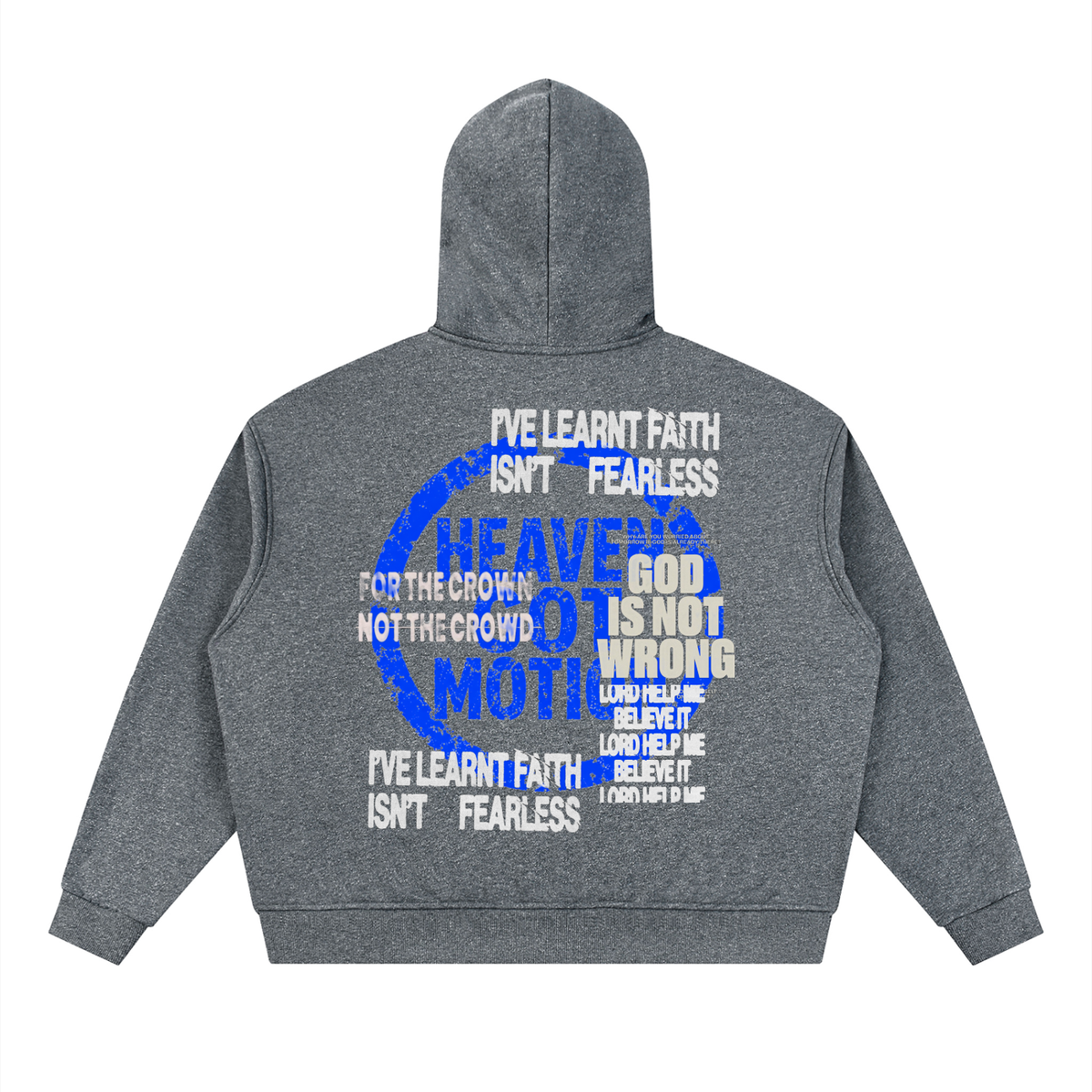 Prevalent Faith Full Zip Boxy Hoodie