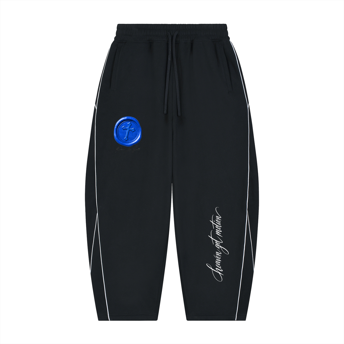 Heaven Got Motion Barrel Leg Sweatpants
