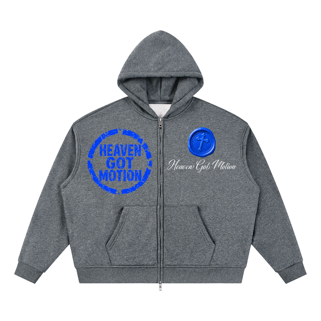 Prevalent Faith Full Zip Boxy Hoodie