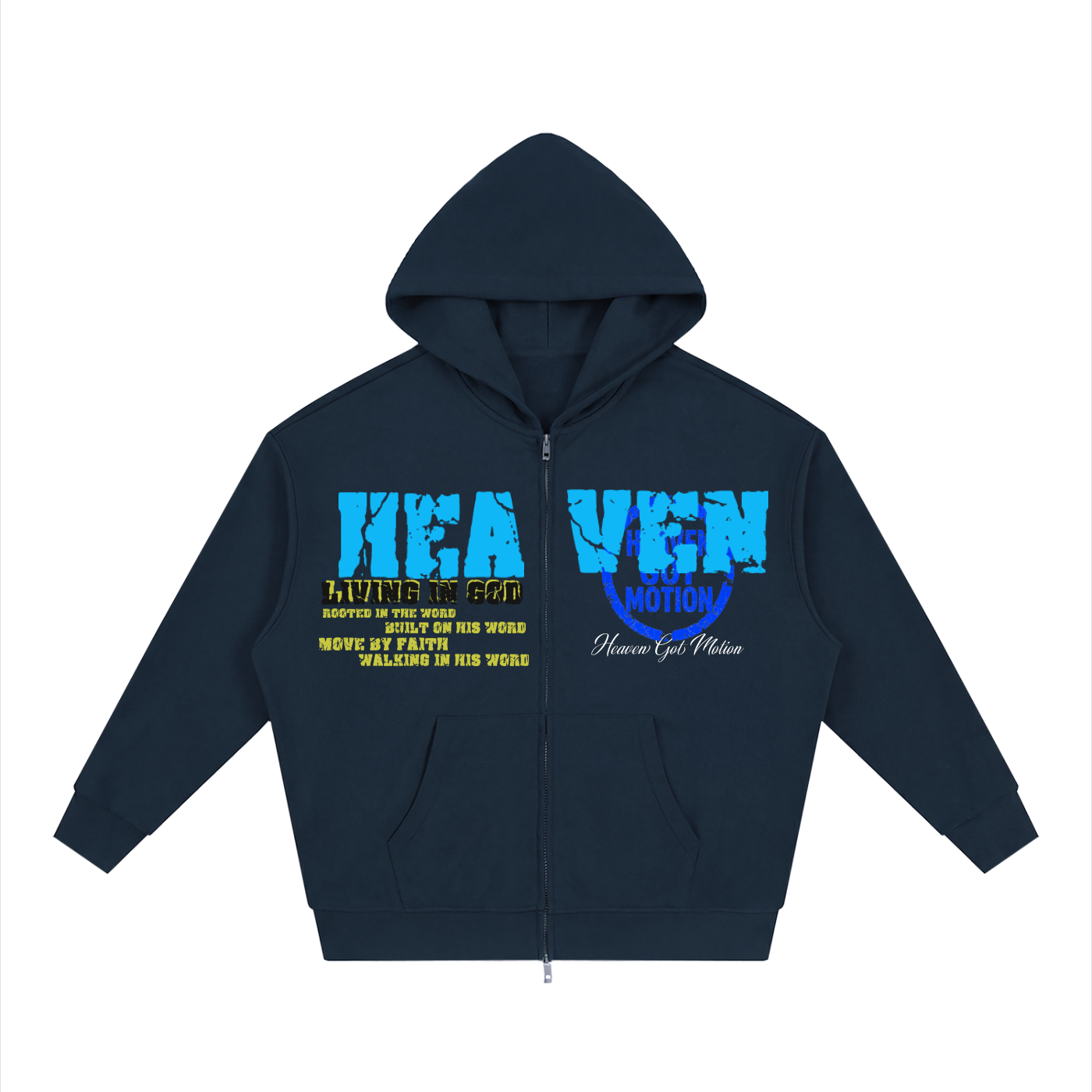 Heaven Got Motion Essential Full Zip Hoodie