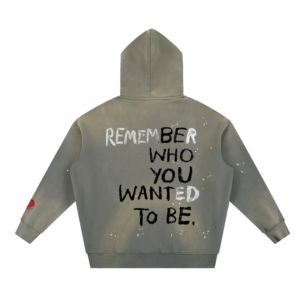 Vintage Washed Frayed Clear Vision With God's Provision Hoodie