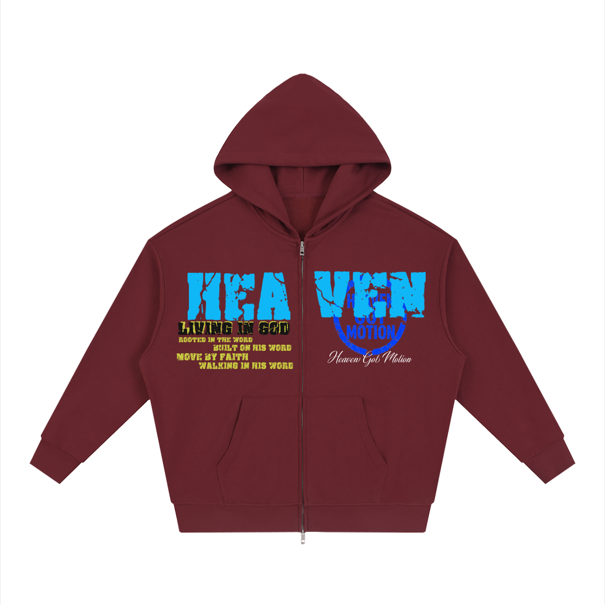 Heaven Got Motion Essential Full Zip Hoodie