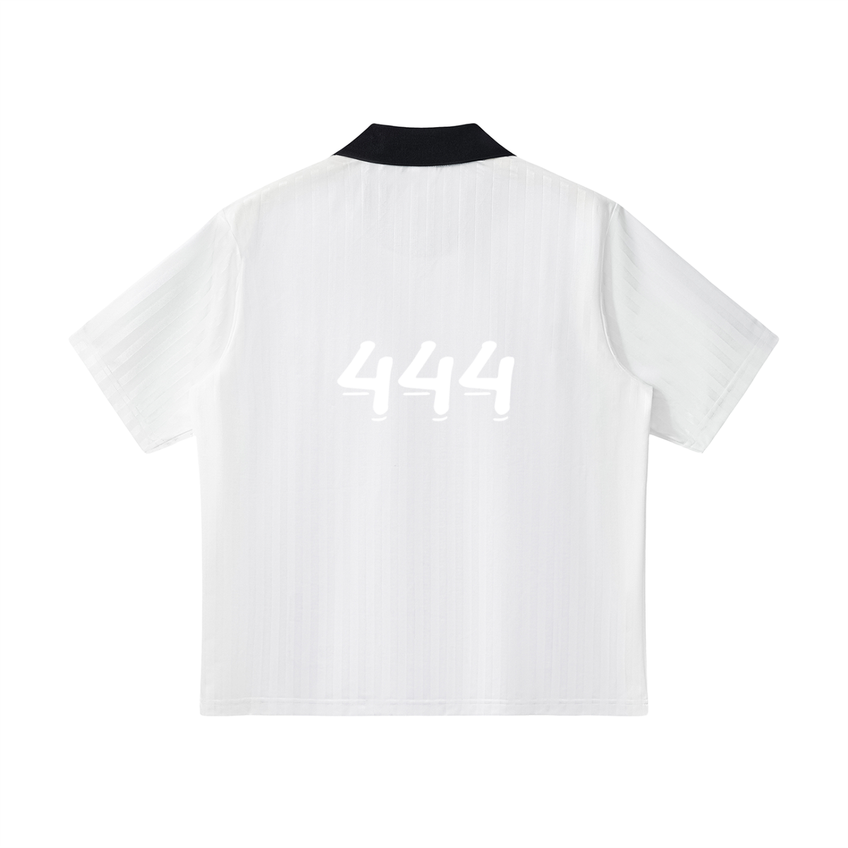 Contrast Collar Striped Soccer Jersey