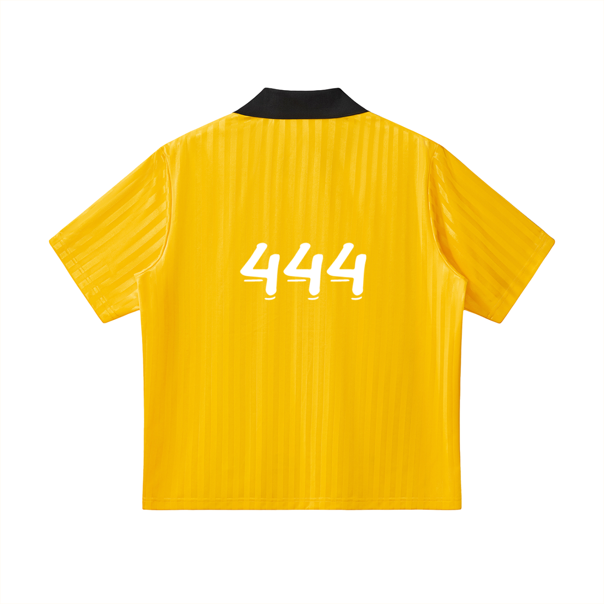 Contrast Collar Striped Soccer Jersey