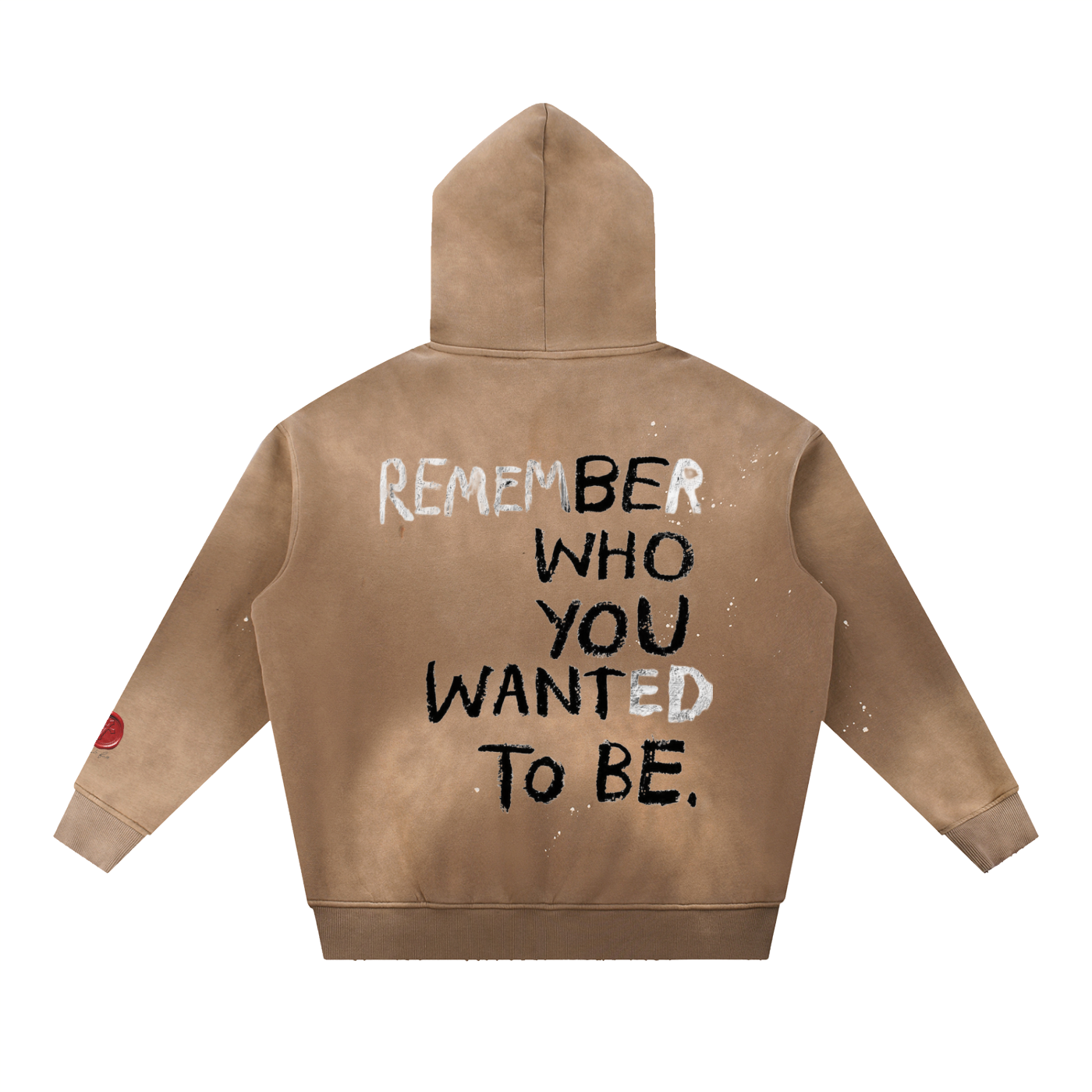 Vintage Washed Frayed Clear Vision With God's Provision Hoodie
