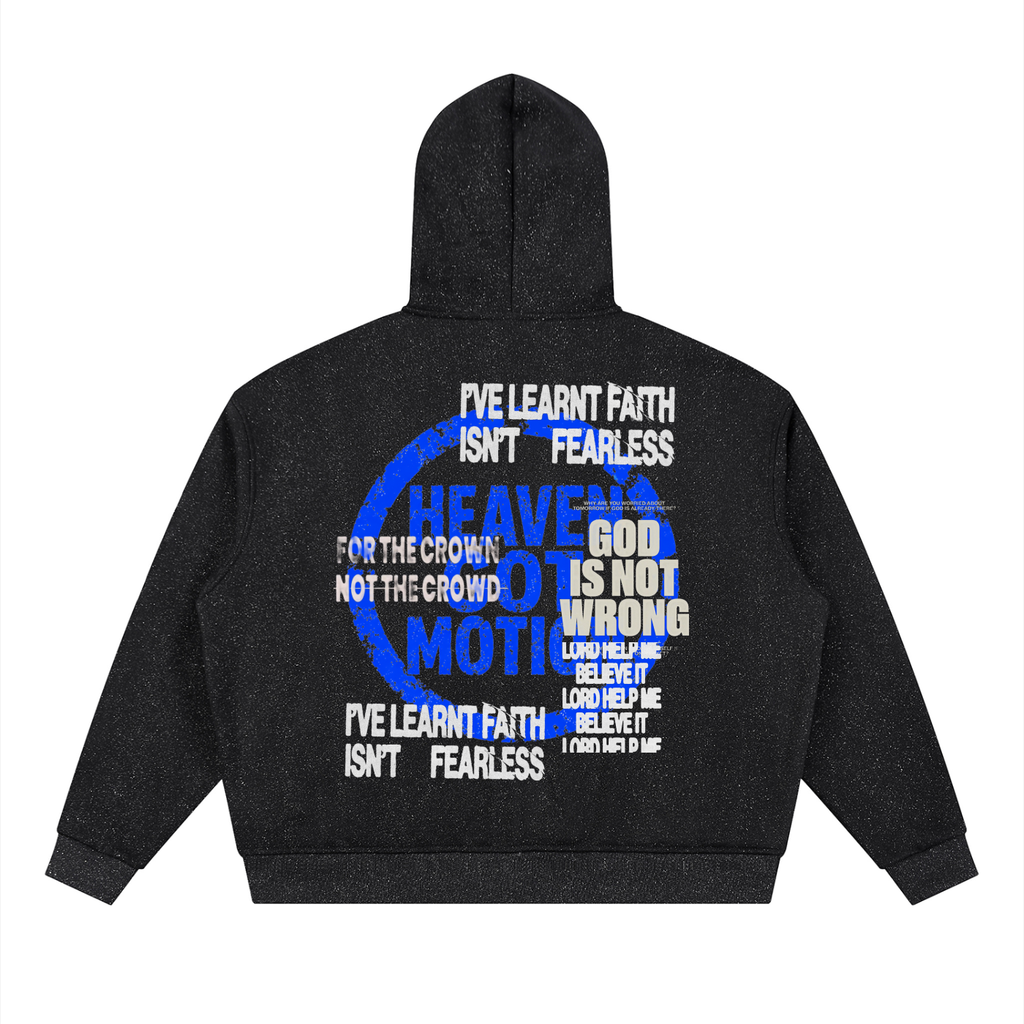 Prevalent Faith Full Zip Boxy Hoodie