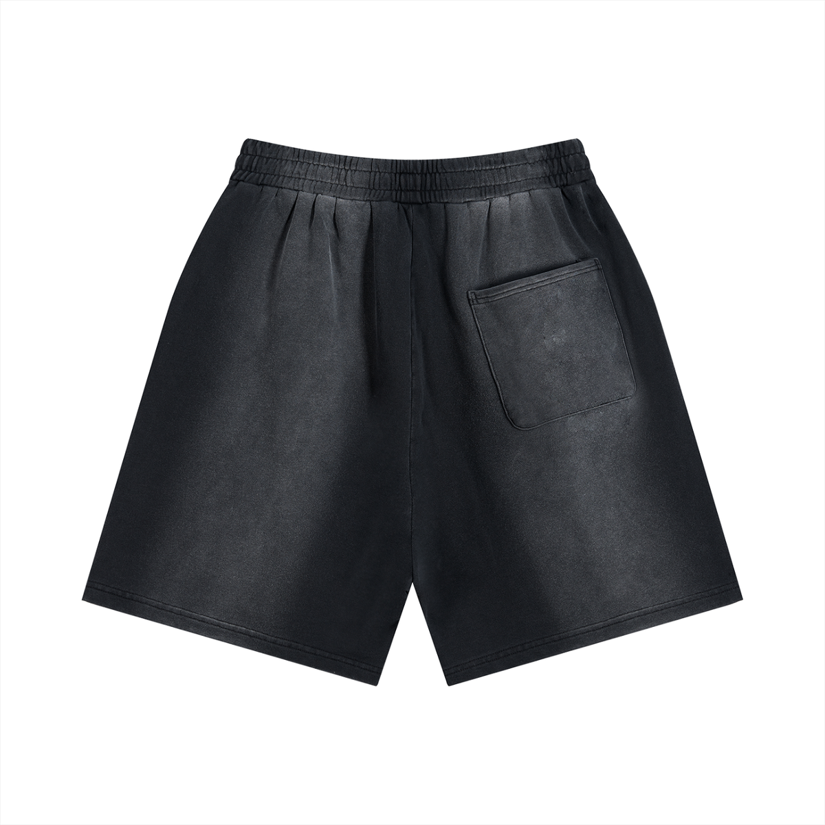 Sun Fade Distressed Paid in Full Shorts