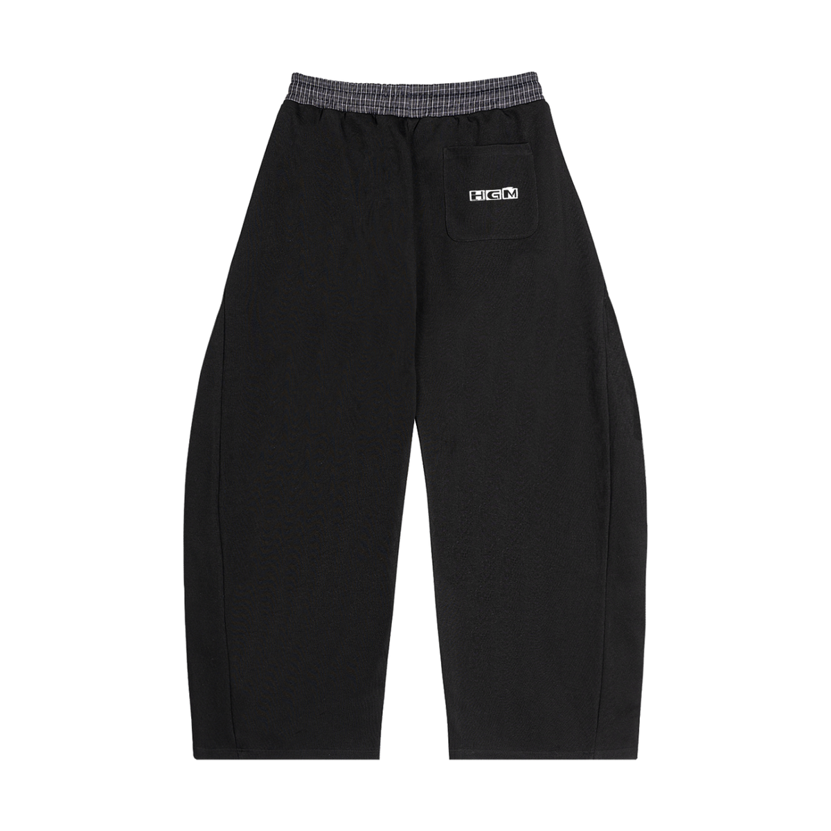 Heaven Got Motion Plaid Waistband Barrel Sweatpants